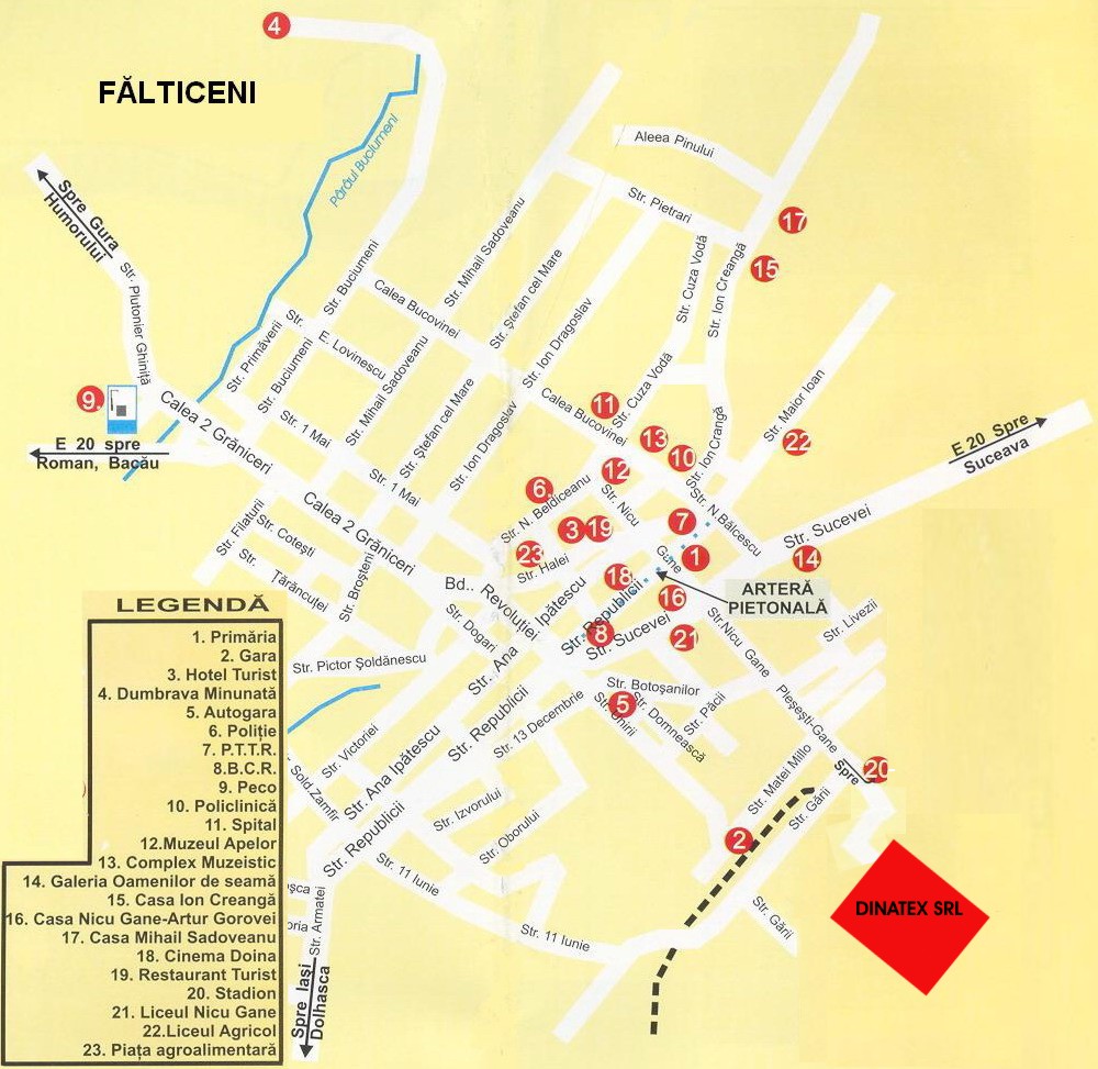 harta Falticeni - Dinatex SRL harta Falticeni - Dinatex SRL
